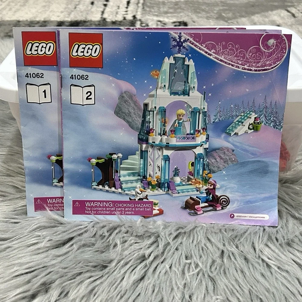 Lego Manuals For 41062 Elsa's Sparkling Ice Castle NO BRICKS
